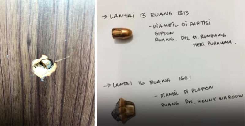 Setelah Gerindra, Ruang Anggota DPR F-Partai Demokrat dan PAN Juga Ditembak, Peluru Nyasar Lagi?