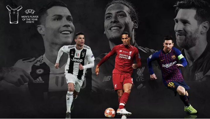 Diumumkan Akhir Agustus, Siapa Pemain Terbaik Eropa 2018-2019, Virgil van Dijk, Cristiano Ronaldo atau Lionel Messi? 