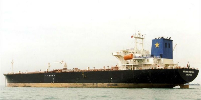 5 ABK Hilang, Kapal Tanker RI Tabrakan dengan Kapal Keruk di Singapura