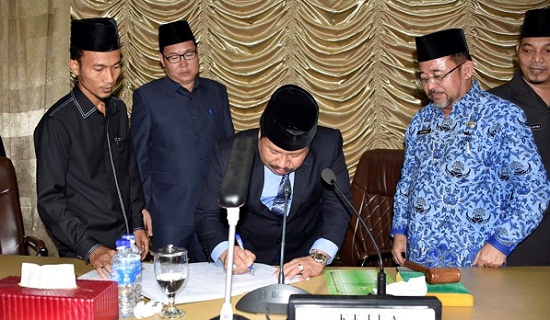 Disahkan DPRD, APBD Bengkalis Tahun 2018 Sebesar Rp3,632 Triliun