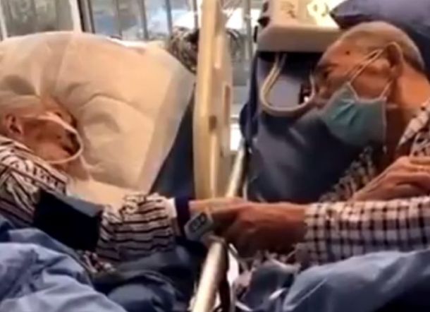 Haru!l Kisah Pasangan Lansia Sama-sama Terinfeksi Corona, Ucap Selamat Tinggal di ICU