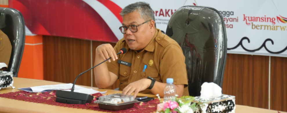Pemkab Kuansing Perkuat Koordinasi TPPS, Penimbangan Serentak Stunting Digelar April 2026