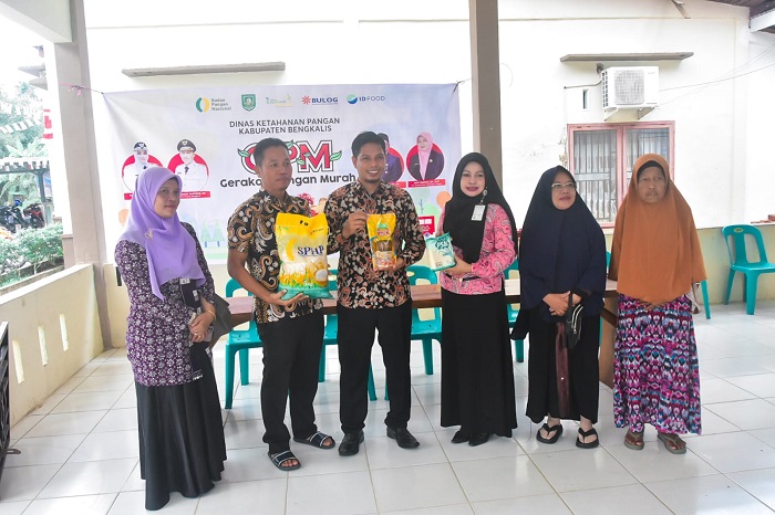 Dinas Ketahanan Pangan Pemkab Bengkalis Gelar Pangan Murah