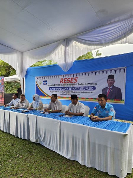 Reses Anggota DPRD Provinsi Riau H.M.Sumardani Zirnata, Terjalin Silaturahmi Sambil Berbuka Puasa dan Sholat Berjamaah