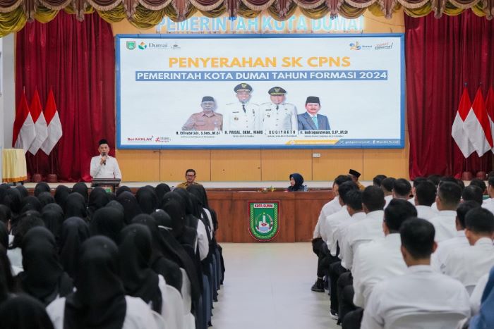 266 CPNS Dumai Pengangkatan Tahun 2024  Terima SK
