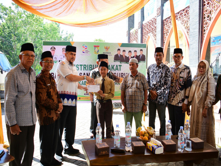 Sebanyak 1686 Orang Penerima Zakat di Kampar