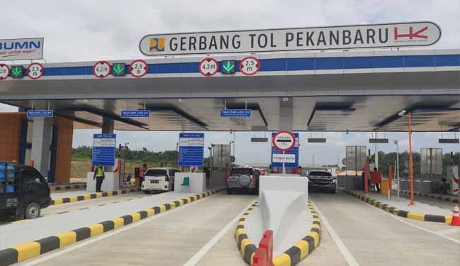 Dua Bulan Tak Difungsikan, Tol Pekanbaru-Dumai Seksi I Katanya Mau Diresmikan Jokowi Jumat Besok