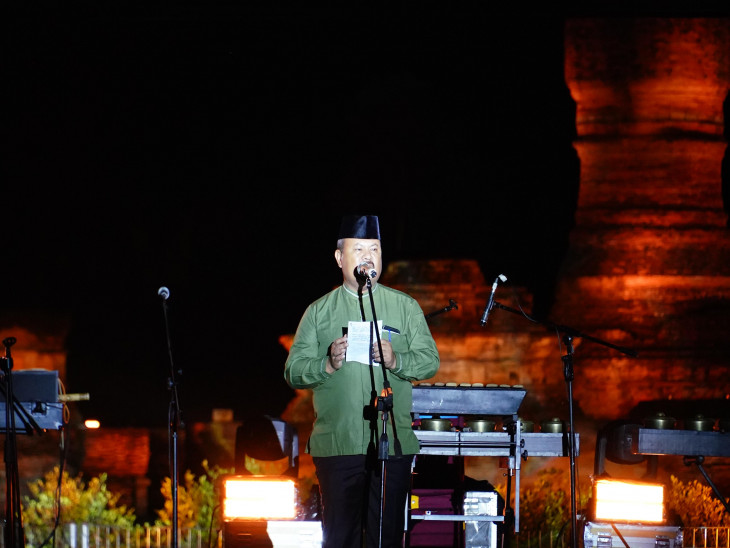 Kepala Dinas Koperasi Dan UMK Tutup Julang Budaya Kampar Di Candi Muara Takus