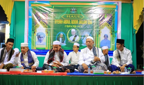 Asisten I  Meranti Hadiri Haul Syekh Abdul Qodir Jaelani di Pulau Merbau