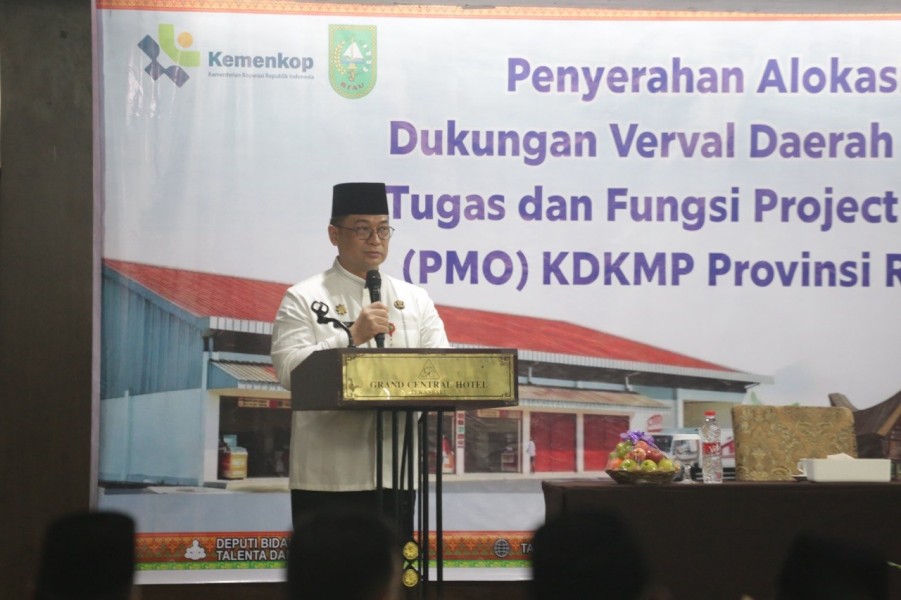 Dapat Alokasi Rp3,79 Miliar, Pemprov Riau Percepat Proses Verval KDKMP