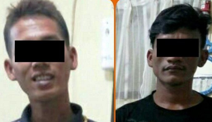 HIHIHIII...Gara-gara Celana, Dua Pria di Desa Pandau Jaya Ini Diamankan Polisi