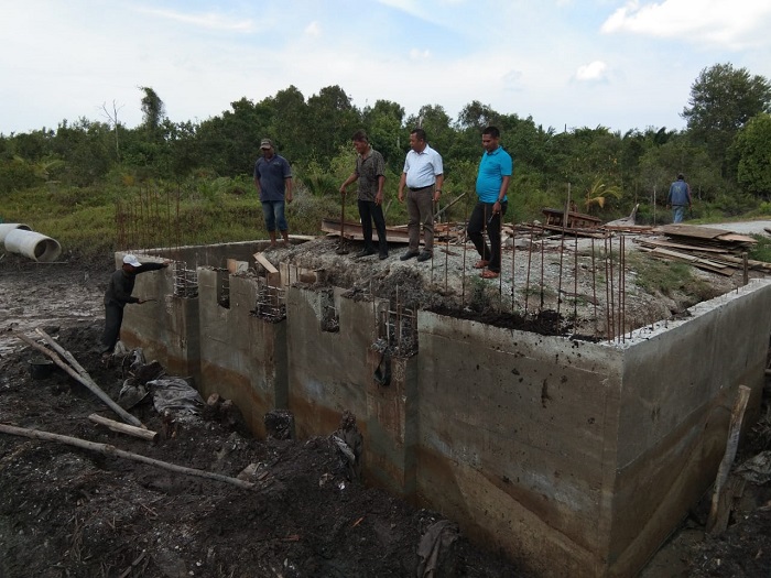 Diibangun RAPP, Jembatan Desa Tanjung Padang Rampung April 2018