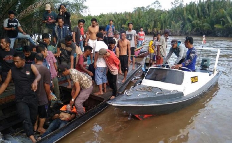 Tabrakan Maut Speed Boat SB Putra Jaya dan SB Tanty di Perairan Inhil, 1 Orang Tewas