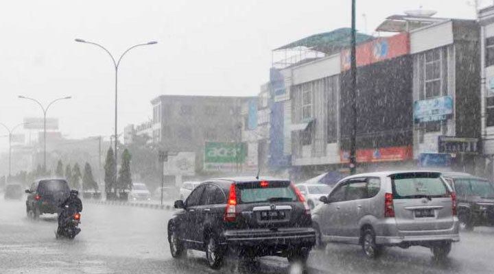 BMKG Prakirakan Hujan Kembali akan Guyur Pekanbaru