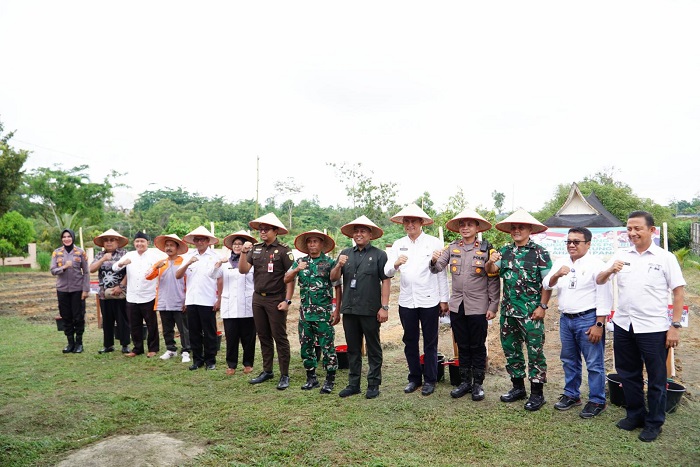 Wujudkan Ketahanan Pangan Yang Mandiri, Polri Launching Gugus Tugas Dukung Ketahanan Pangan