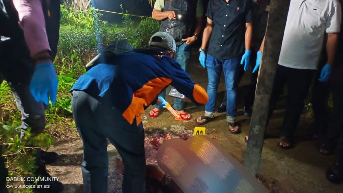Warga Cerenti Ditemukan Tewas Bersimbah Darah, Diduga Korban Pembunuhan