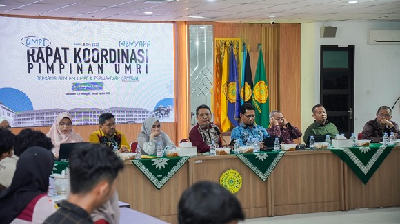 Bangun Koordinasi Pimpinan UMRI dan Ormawa, Perkuat Kolaborasi dan Gerakan Kemahasiswaan