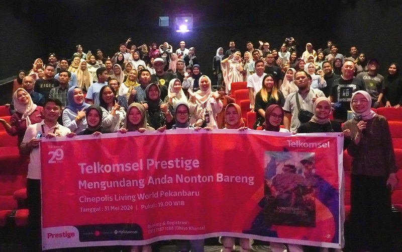 Telkomsel Nonton Gelar Bareng Serentak di 13 Kota, Apresiasi bagi Pelanggan Setia Telkomsel Prestige