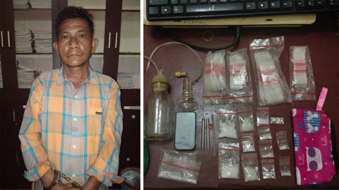 Jadi Pengedar Sabu, Iwan Kaca Tangkap Polres Rohil
