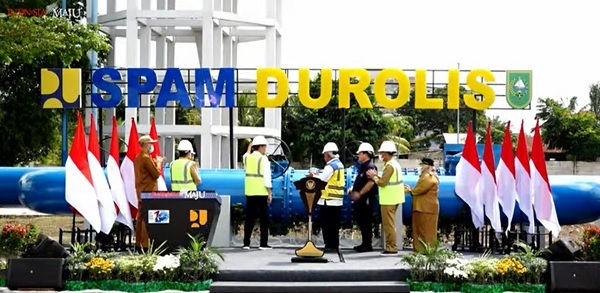 Siap Suplai 32.000 Sambungan, Presiden Jokowi Resmikan SPAM Dumai- Rohil - Bengkalis