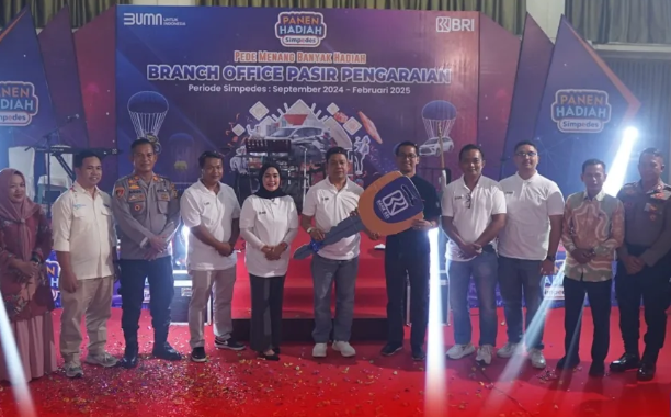 BRI Pasir Pengaraian Gelar Panen Hadiah Simpedes Periode II