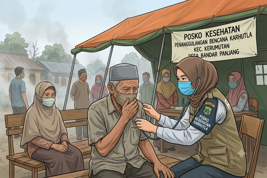Kadiskes Pelalawan Asril Pastikan 549 Pasien ISPA di Pelalawan Masih Ditangani Faskes Awal