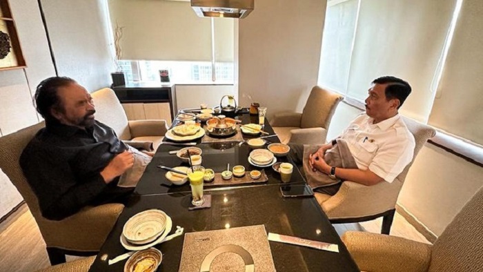 Luhut Bertemu Surya Paloh, Sempat Bahas soal Cawapres Anies Baswedan, Begini Katanya...