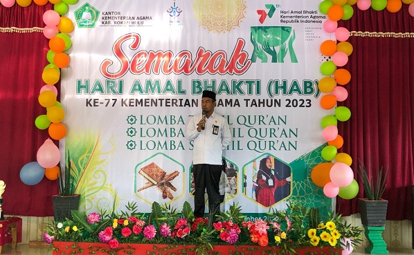 Rohul Jadi Tuan Rumah HAB Kemenag ke 77 Tahun 2023