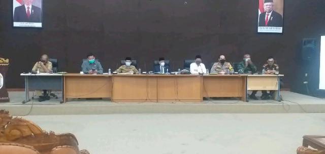 Di Hadapan Pimpinan Forkopimda, Kajari Pelalawan Sebut Pengelolaan Keuangan Covid-19 Belum Transparan