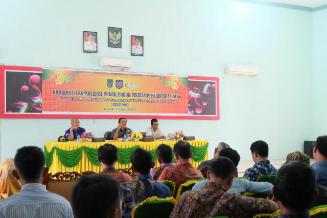 Rakor Pokok Pemdes, Kades di Inhil Harapkan Program Unggulan Tetap Dilanjutkan