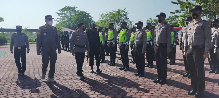 Pimpin Apel Kesiapsiagaan Penanganan Karhutla, Kapolres: Kalau Terbukti, Kita Proses Hukum...