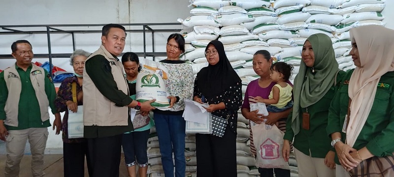 17.140 KPM  di Kota Pekanbaru Terima Penyaluran Cadangan Beras Pemerintah  Periode Februari