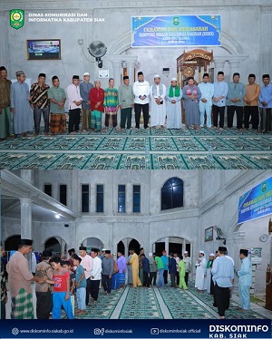 Bupati Siak Menghadiri Ceramah dan muhasabah KBKS di Mesjid Baitul Dzikri Kampung Lalang Kecamatan Sungai Apit