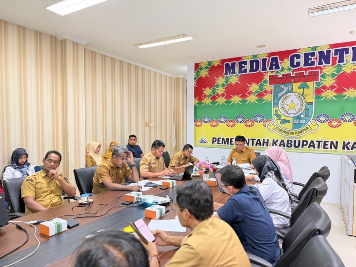 Pemkab Kampar Ikuti Rilis BPS Terkait Perkembangan Inflasi Daerah Periode Agustus 2026