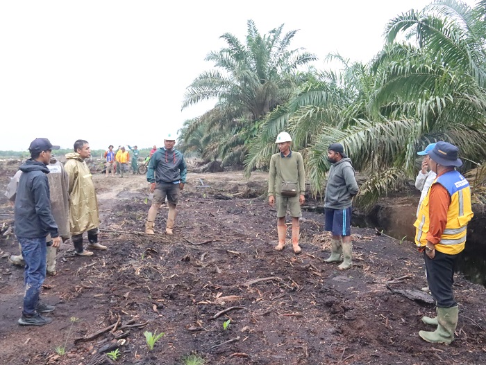 BWSS Pantau Penyebab Banjir di Kuala Sebatu Inhil