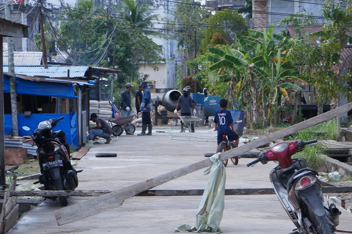 Pemerintah Bangun jalan dan Area Arkir Pelabuhan Guntung