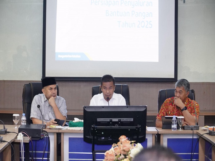 Bupati Kampar Minta Penyaluran Bantuan Pangan Beras Tepat Sasaran