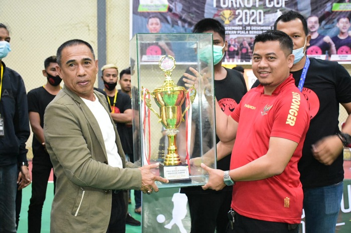 Diperkuat Tiga Atlet Timnas Futsal Indonesia, J82 Juara Bupati Cup