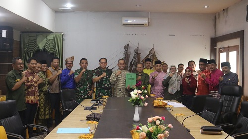 Bupati Bertemu Stakeholder Terkait Bahas Perwujudan Swasembada Pangan Inhil