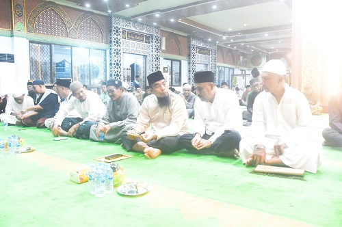 Asisten I Sambut 1 Ramadhan di Masjid Agung Istiqomah Bengkalis