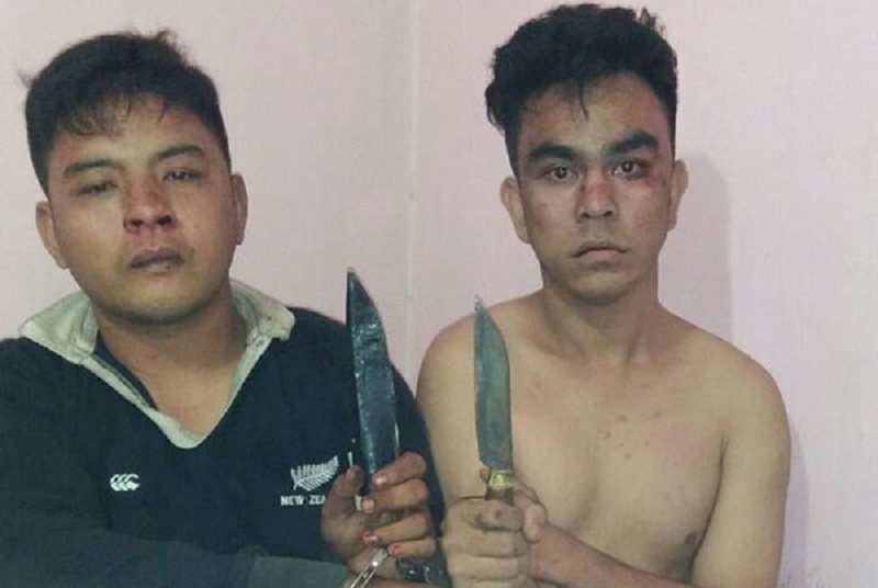 RASAIN...Nekat Jadi Begal, Dua Pemuda Ini Berdarah-darah Dihajar Warga