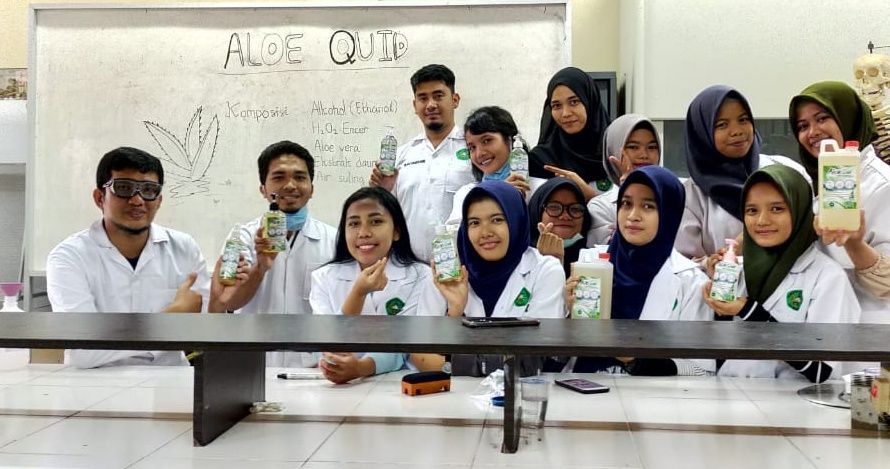 Keren! Berstandar WHO, Tim Dosen dan Mahasiswa Unilak Produksi Hand Sanitazer