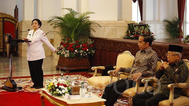Di Depan Jokowi dan Ma'ruf Amin, Megawati Minta Prabowo dan Para Jendralnya Pancasilais