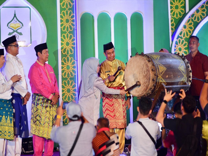 Ribuan Pengunjung Padati Pembukaan MTQ Kabupaten Kampar ke-54, 646 Peserta Siap Berlomba