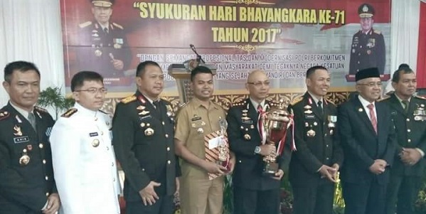 Kecamatan Marpoyan Damai Juara Umum Kamtibmas Polda Riau