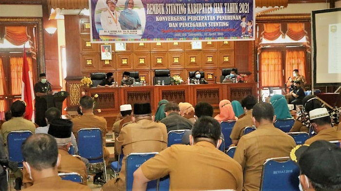 Tekan Angka Stunting, Pemkab Siak Gelar Rembuk Stunting Tingkat Kabupaten Siak