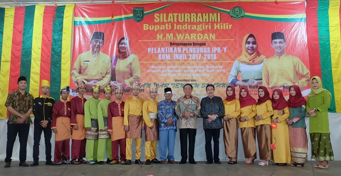 Lantik Pengurus IPR-Yogyakarta Komisariat Inhil, Ini Pesan Bupati Wardan