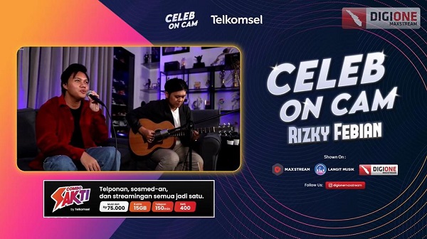 Celeb on Cam  Bersama Komunitas Sumatera, Telkomsel Hadirkan Musisi  Rizky Febian