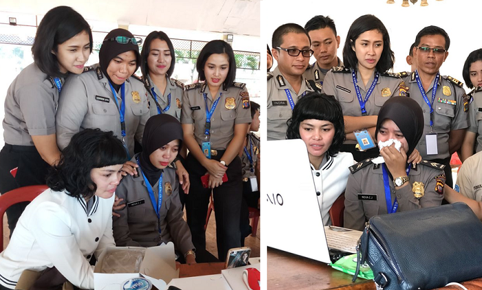 HARU...Harus Ikut Seleksi Polisi PBB, Polwan Cantik   Terpaksa Jalani Proses Ijab Kabul Lewat Video Call