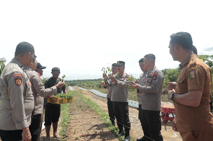 Binmas Polres Kuansing Taja Lomba Perkarangan Bergizi, Didesa Sungai Siri